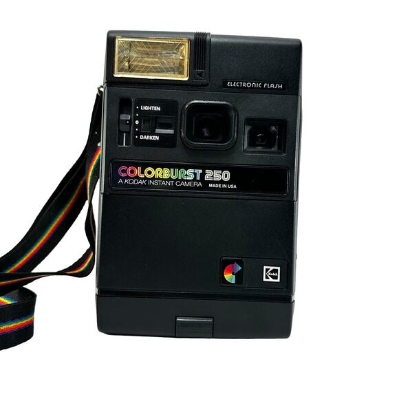 Kodak Camera Colorburst 250 Instant Camera USA With Film WORKS Electronic Flash - Picture 7 of 13